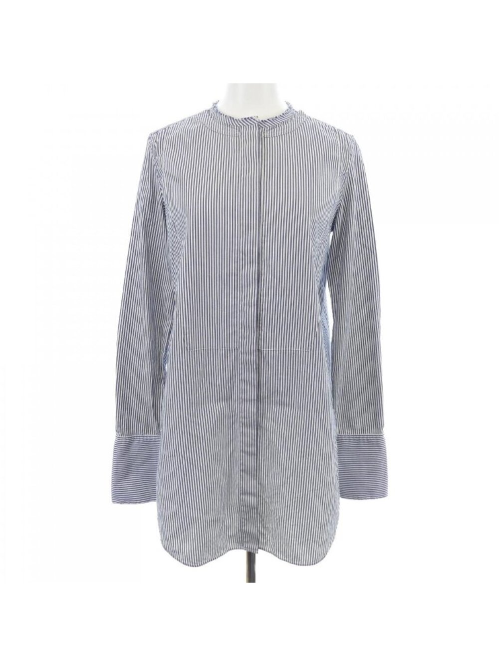 Celine Shirt White Blue Striped